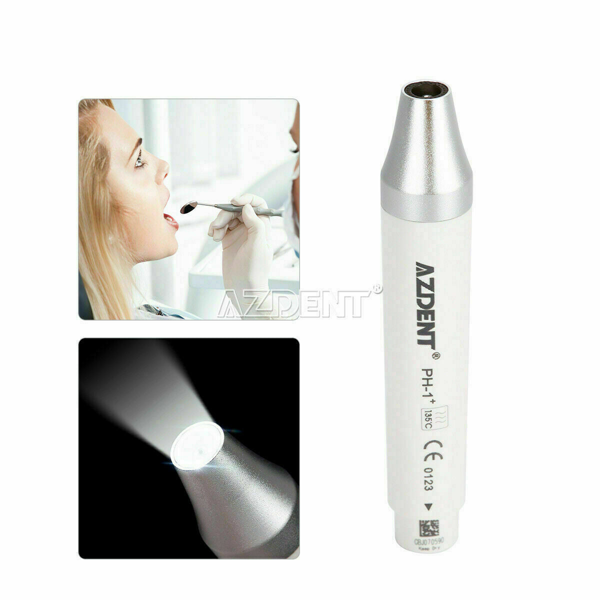 Dental Ultrasonic Piezo Scaler Handpiece LED Light Fit EMS VRN Scaling Tips AZ