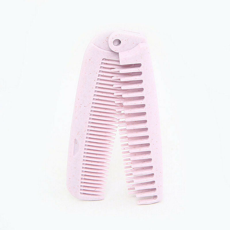 hairdressing portable folding comb hair brush pocket travel anti-static c.l8