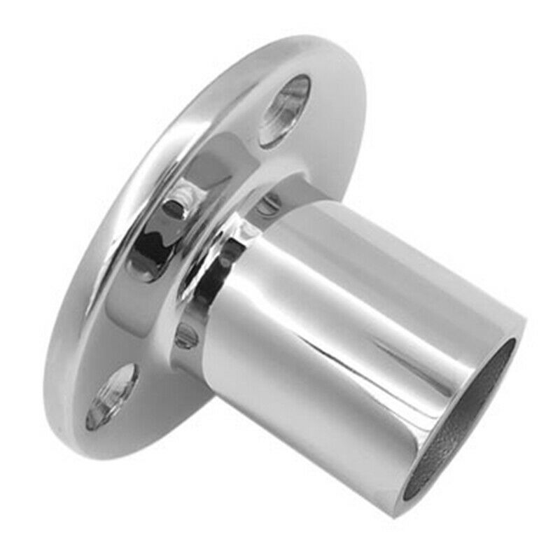316 Stainless Steel 90 Degree Marine Boat Hand Rail Fitting Round Stanchion N8B2