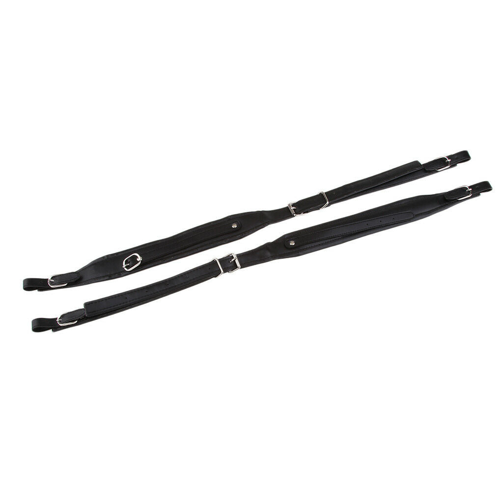 Black Durable Bass Belt Shoulder Strap 80 96 120 Accordion Belt With Buckle
