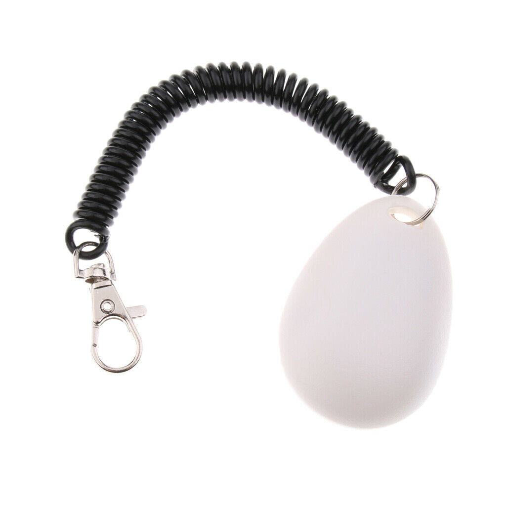 Dog Training Clicker Big Button Clicker Set Pet Training Accessories White
