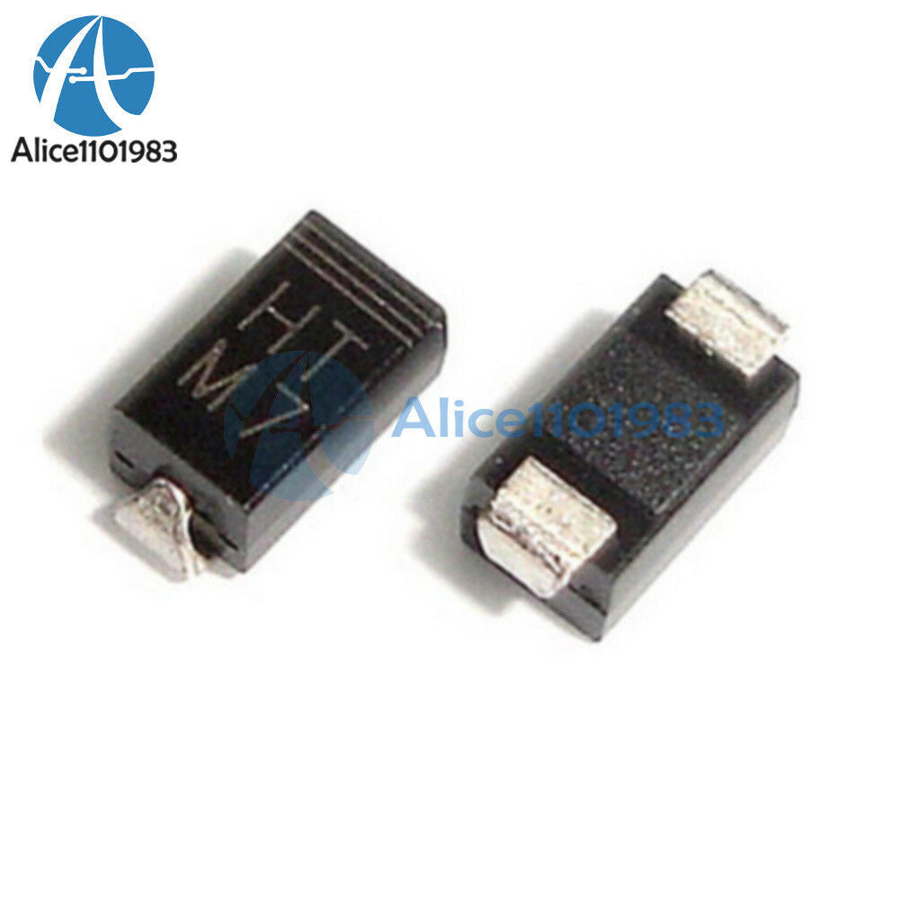 200PCS LL4007 M7 1N4007 DO-214 SMD 1A 1000V Rectifier Diodes