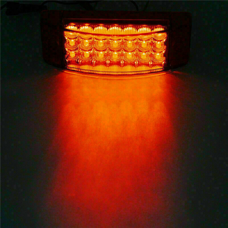 1x 6" Red 21 LED Side Marker Clearance Tail Lights for Trailer Truck Camper 12V