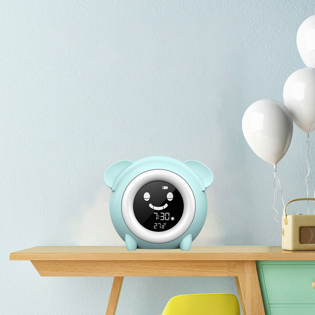 Kids Alarm Clock Digital Clock Night Light Snooze Function for Boys Girls