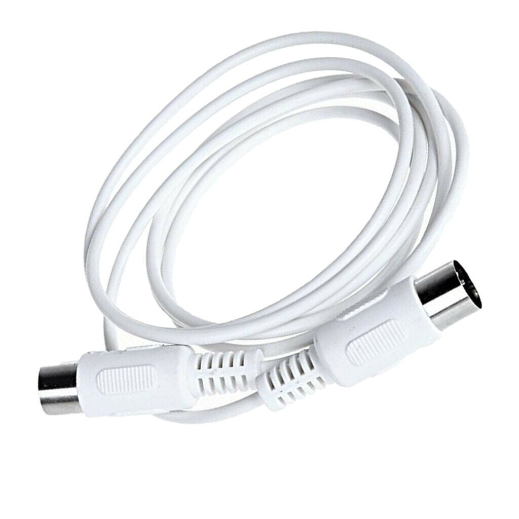 1.5m Professional Copper Audio Cord 5 Pin Male to 5 Pin Male MIDI Extension
