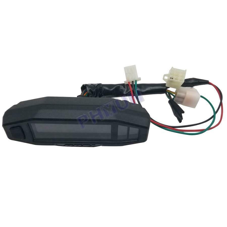Motorcycle LCD Digital Speedometer Odometer + Sensor Max Speed 199km/h Universal
