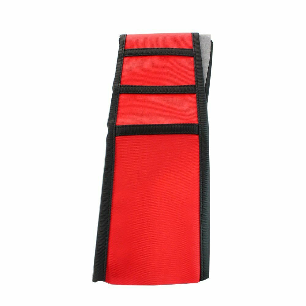 Motorcycle Red Rubber Pro Ribbed Gripper Soft Seat Cover For HXXda CRF450X 05-16