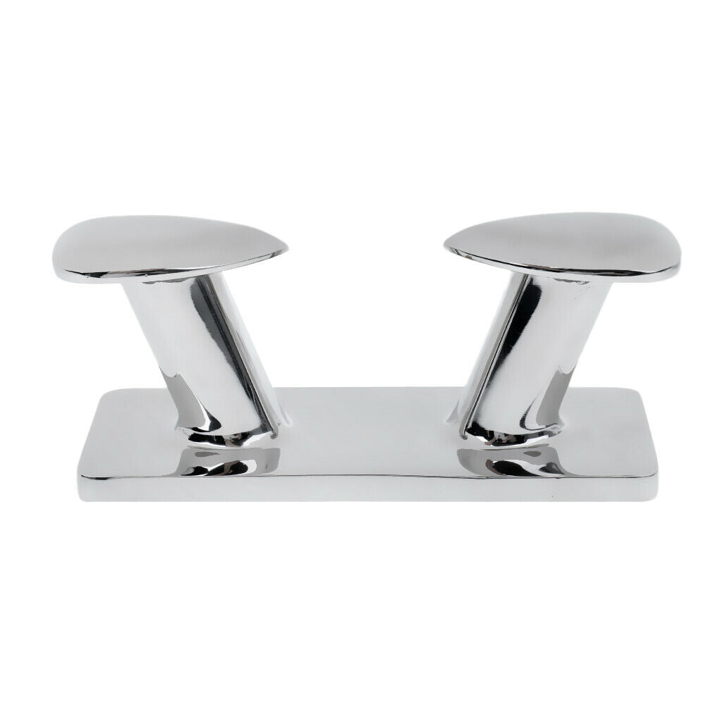 149mm 316 Stainless Steel Double Horn Bollard Cleat Post Rope Cleat Hardware