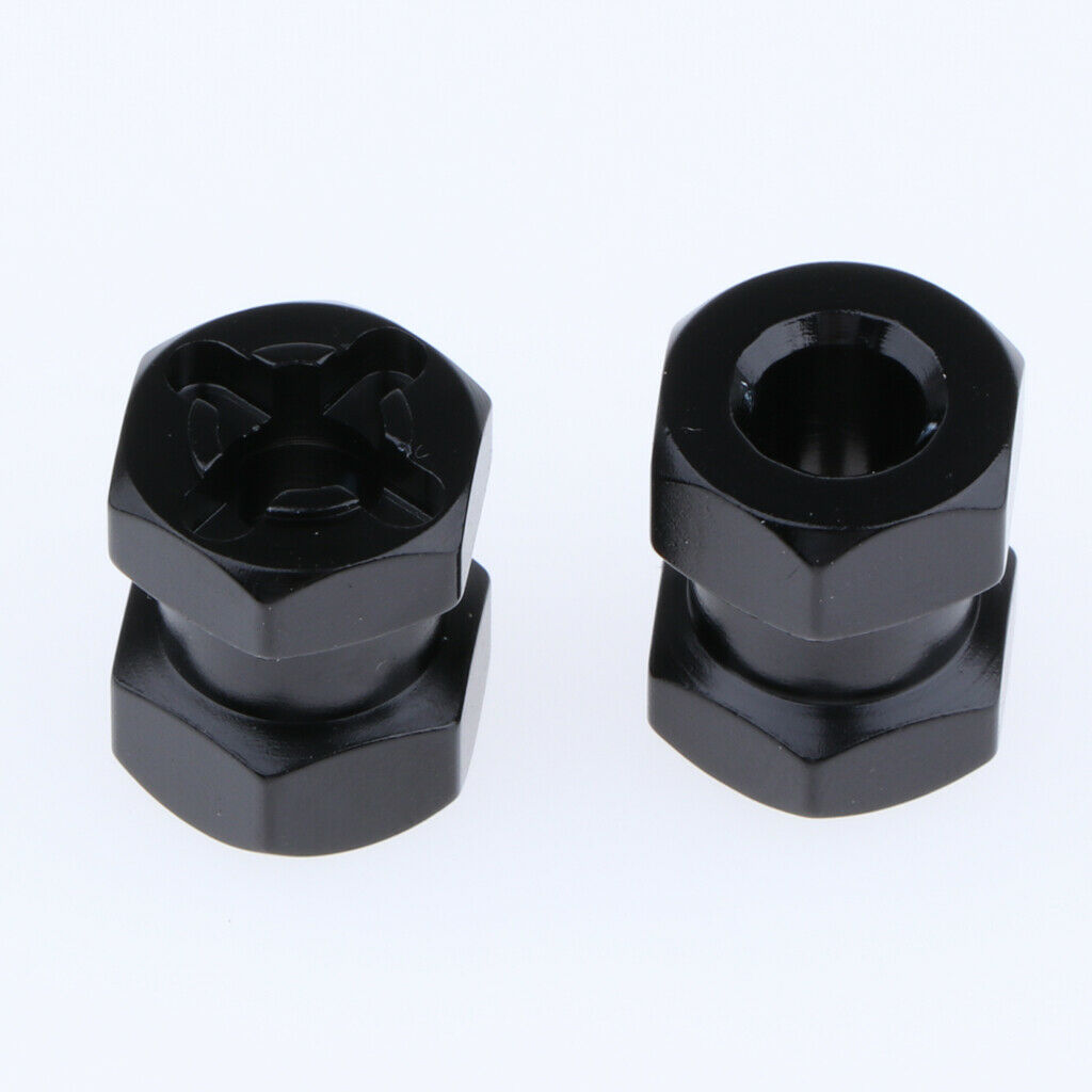 12mm Hex Hub 15-25mm Extension Adapter Combiner for RC Crawler Black