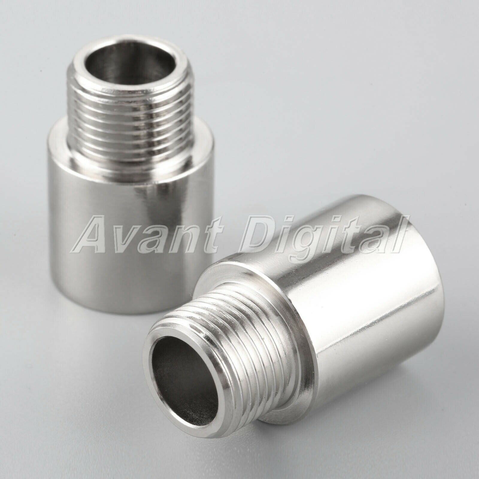 2x O2 Check Engine Light CEL Fix Oxygen Sensor Spacer Exhaust Extension M18x1.5
