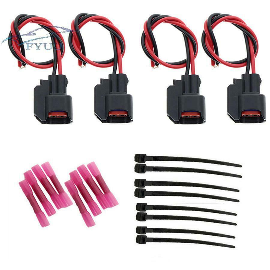4PCS For Polaris RZR Fuel Injector Harness Repair RZR Ranger 900 800 570 Pigtail