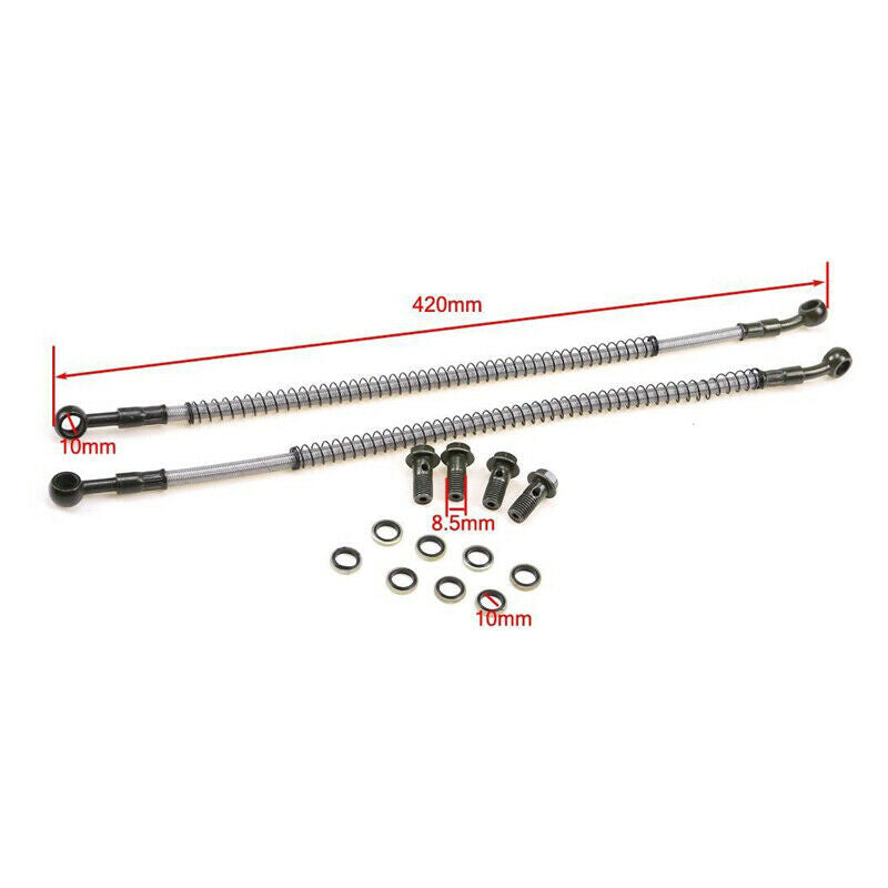 Motorcycle Bike Engine Cooling Radiator Oil Pipe Cooler Kit For 125cc 140cc150cc