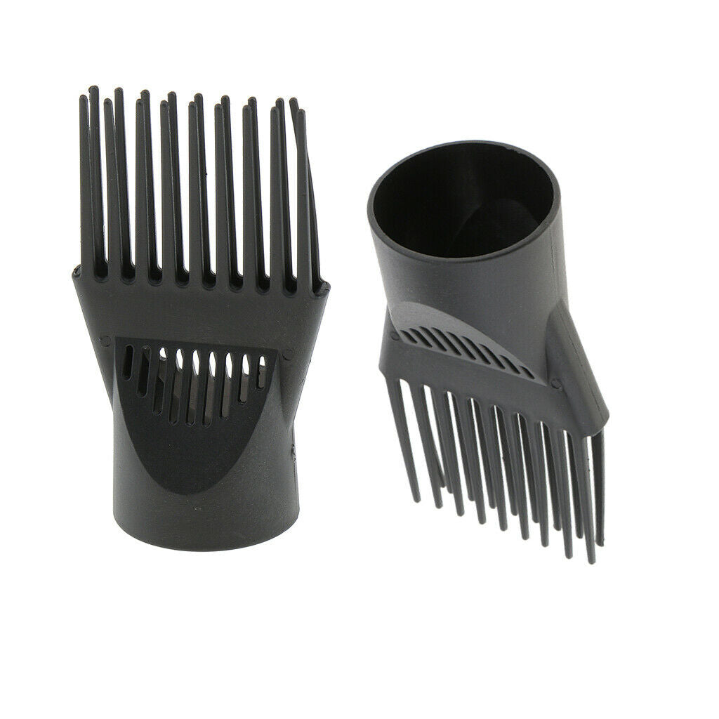 2x Pro Salon Tool Hair Dryer Diffuser Comb Finger Diffuser Blower Comb