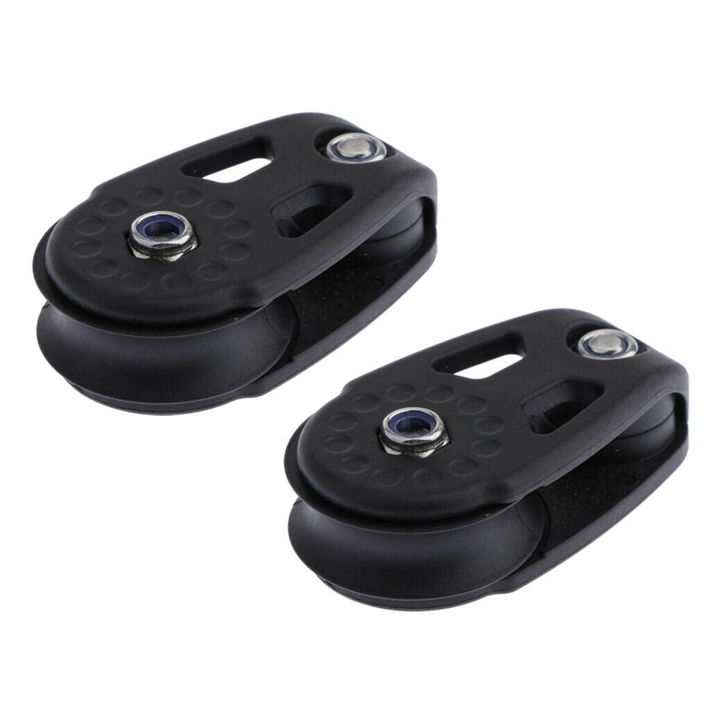 2 Packs Kayak Boat Pulley Block Marine Sheave Lifting Wheel Accessories