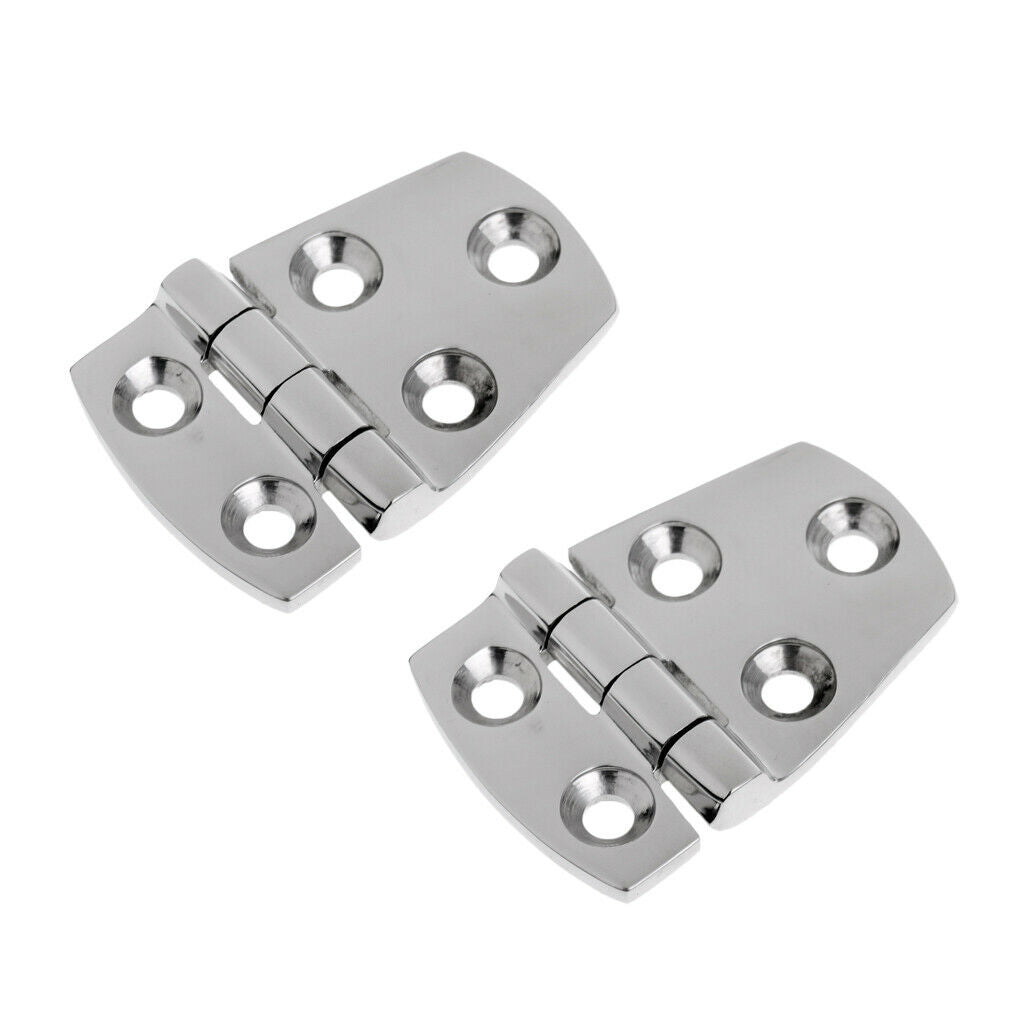 2Pcs Door Hinge Stainless Steel Cabinet Cupboard Hinges Hardware Accessories