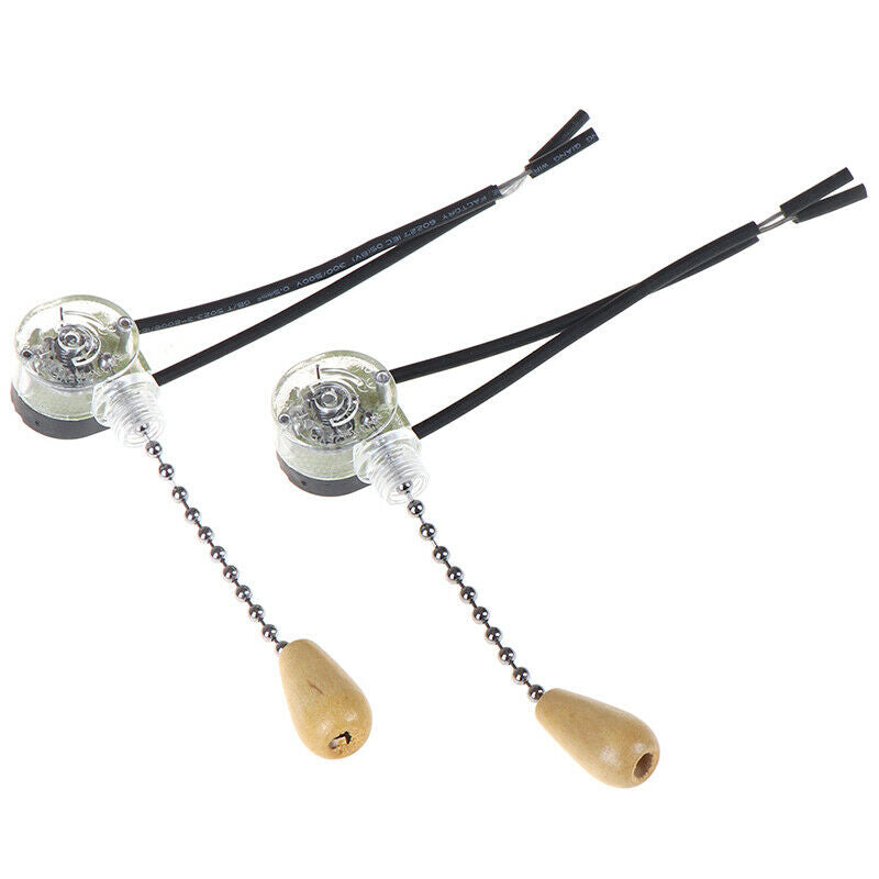 4pcs Wall Light Pull Switch Home Ceiling Fan Lamp Universal Pull Chain Sw.l8