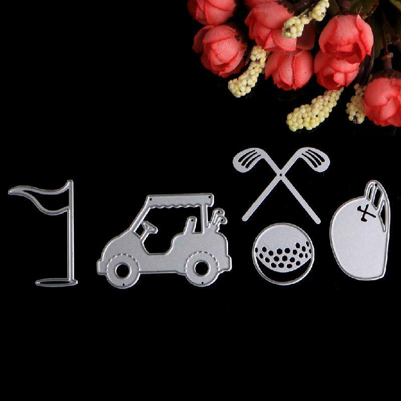 Golf set Cutting Dies Stencils Scrapbook Album Embossing Card DIY Craft Decor