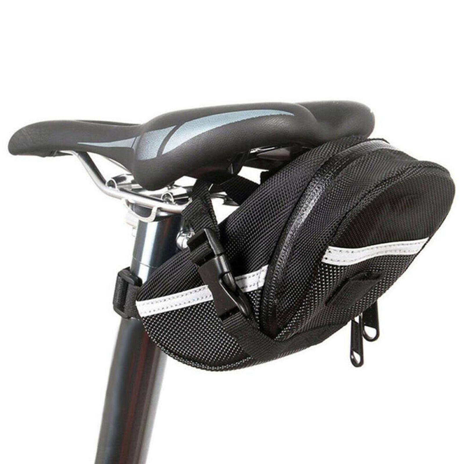Bike Saddle Bag Bicycle Under Seat Storage Outdoor Rear Tail Pouch Cycling
