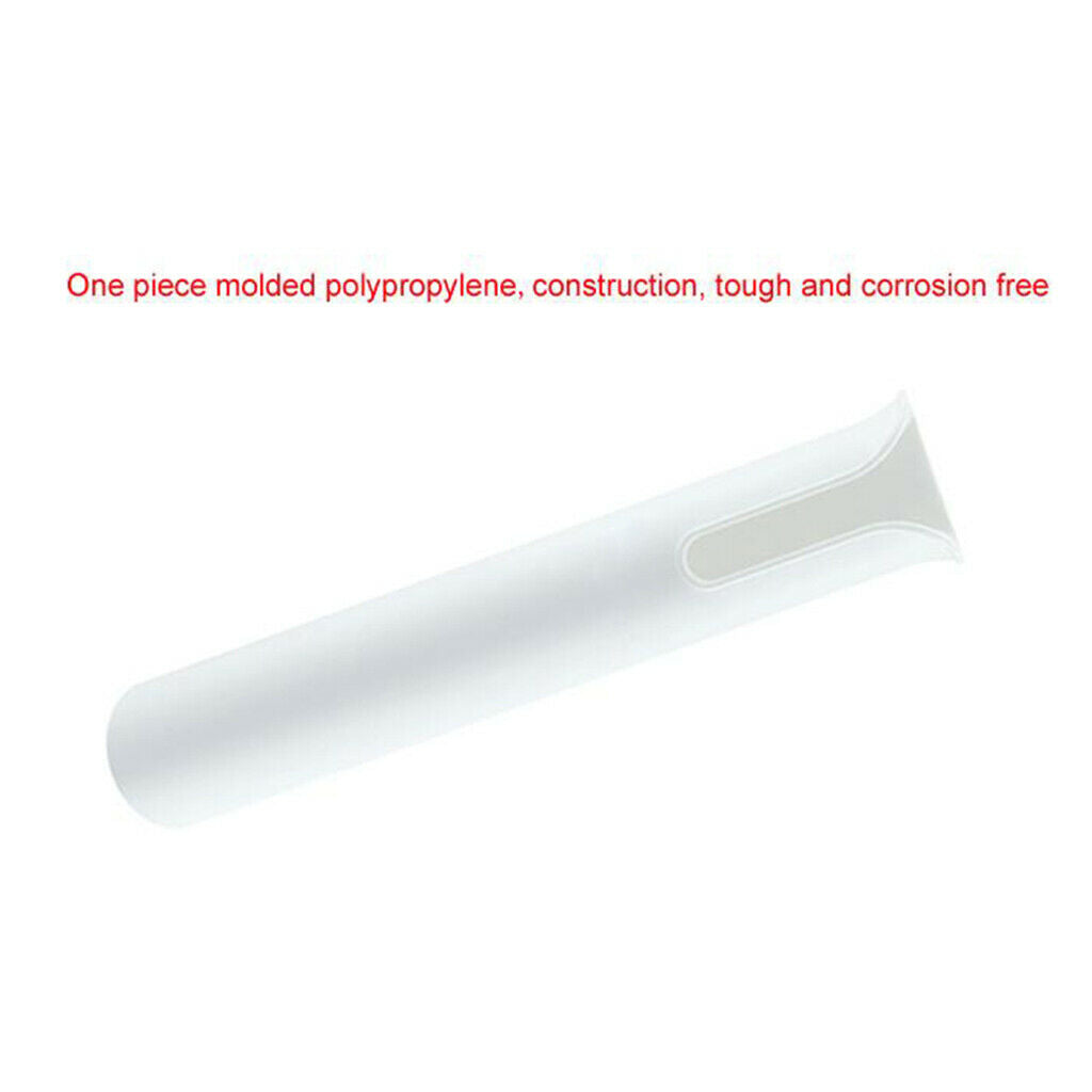 Self Adhesive Fishing Boat 1 Rod Holder Rack Storage Organizer Yacht White