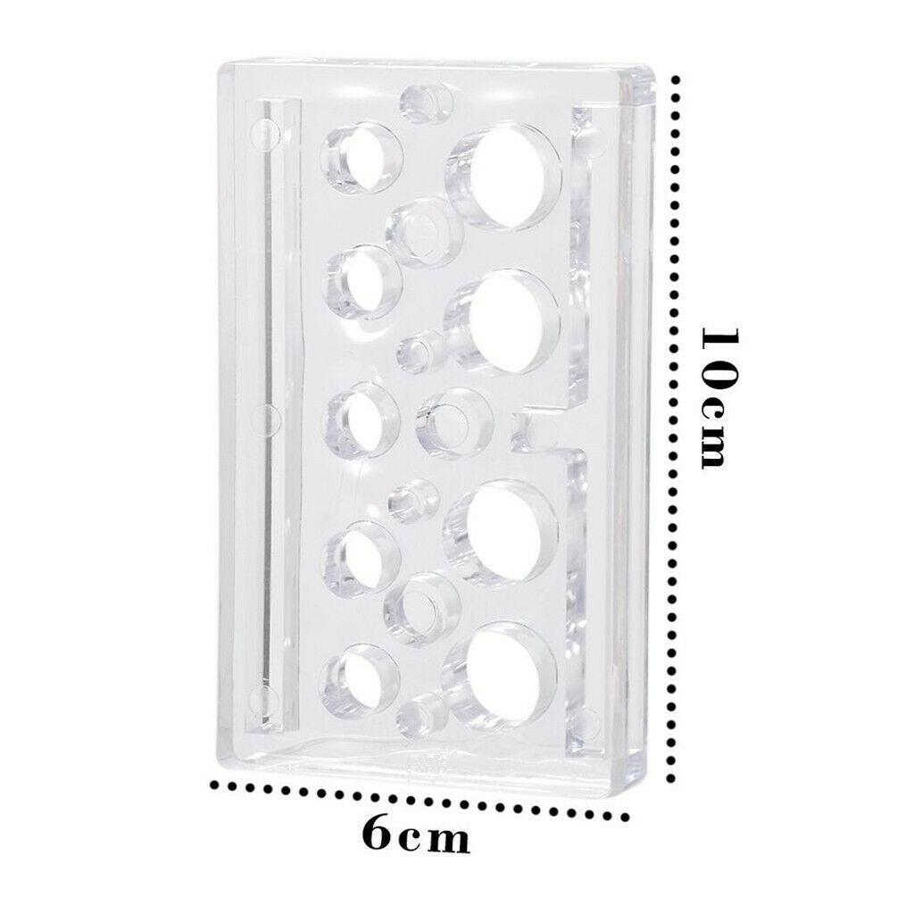 Acrylic Transparent Tattoo Pigment Ink Cup Holder Stand Display Supply
