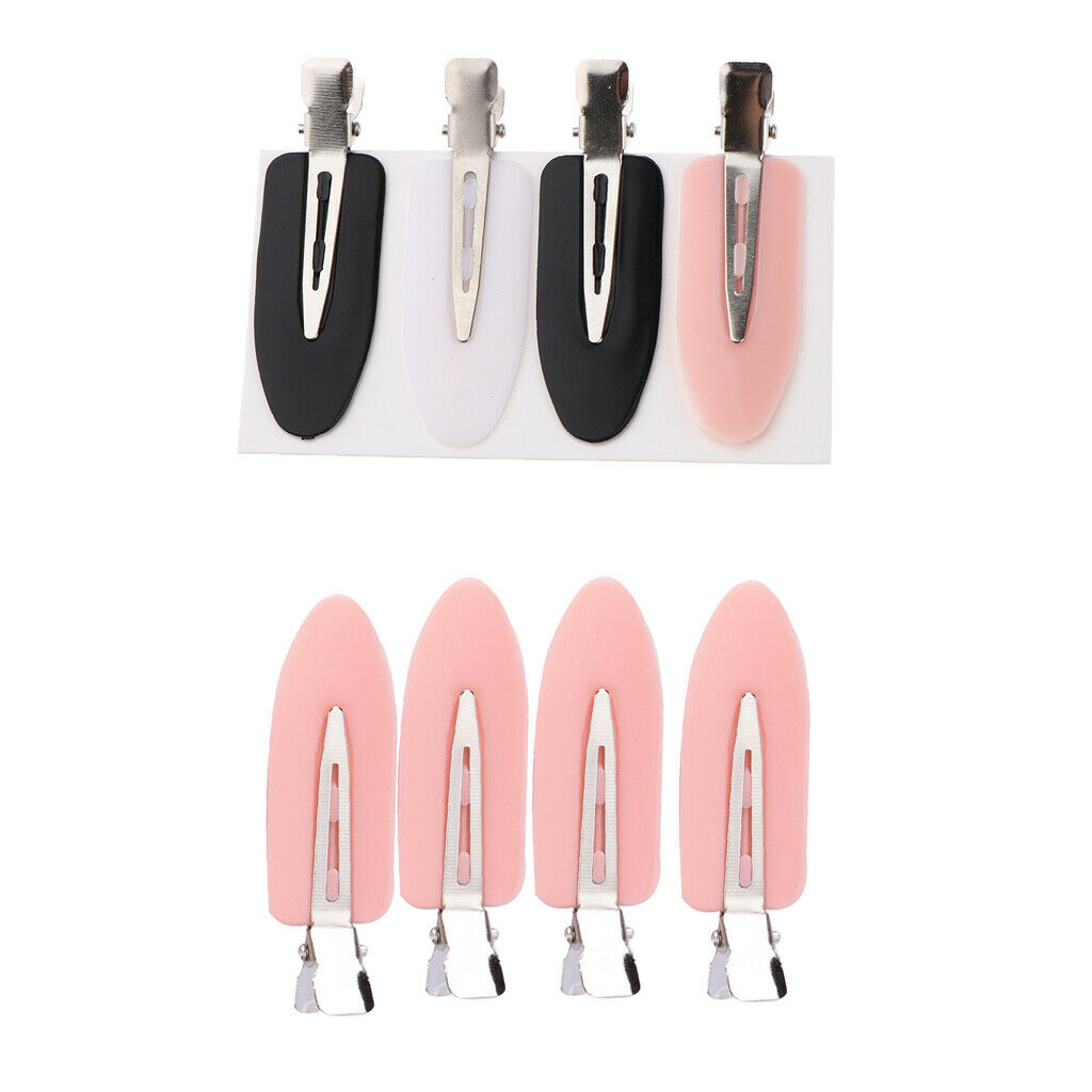 8 lot No Bend Hair Clips Curl Pin Clips Barrette Waves Styling Tool Clamps