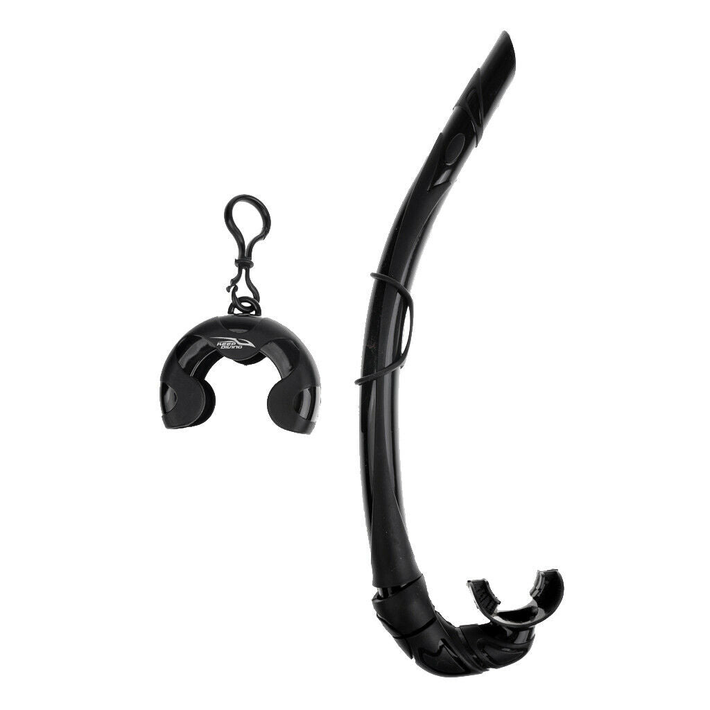 foldable silicone underwater diving snorkel breathing tube wet type