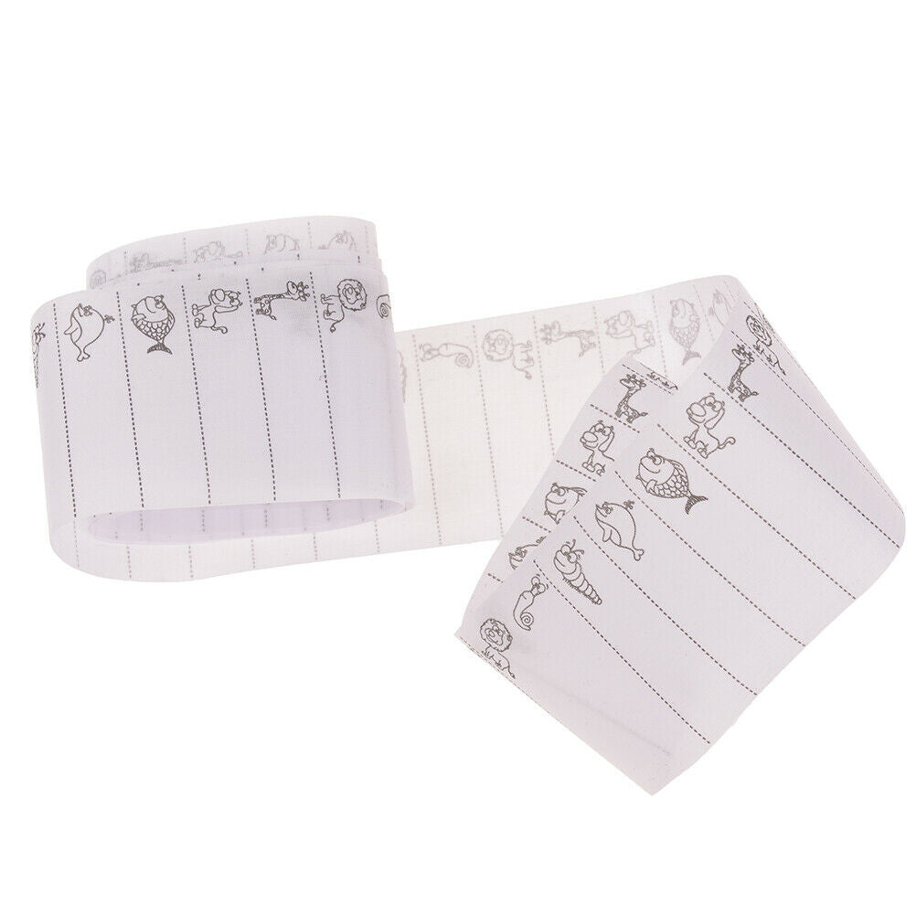 100pcs Washable Iron on Name Colthing Labels School Garment Fabric Tags M.l8