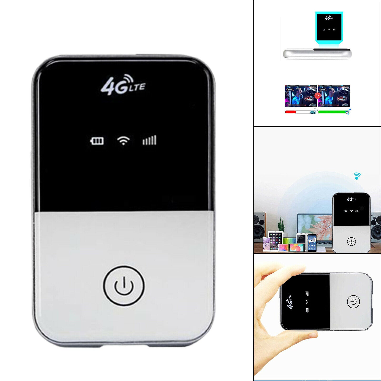 Wireless Portable Unlocked 4G Wifi Router LTE Mobiles Hotspot SIM Card Slot