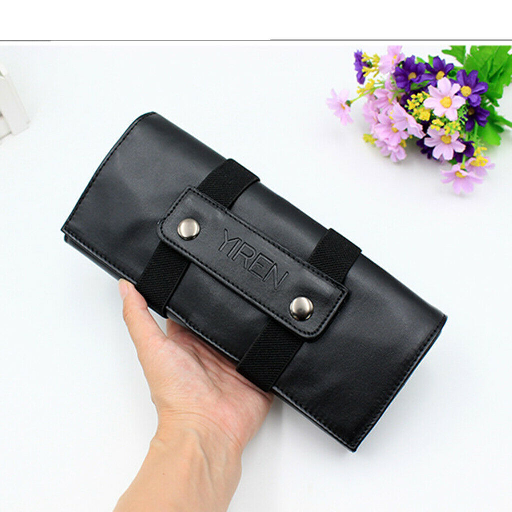 Hairdresser Barber Scissor Bag Storage Leather Pouch and Hair Cutting Shear