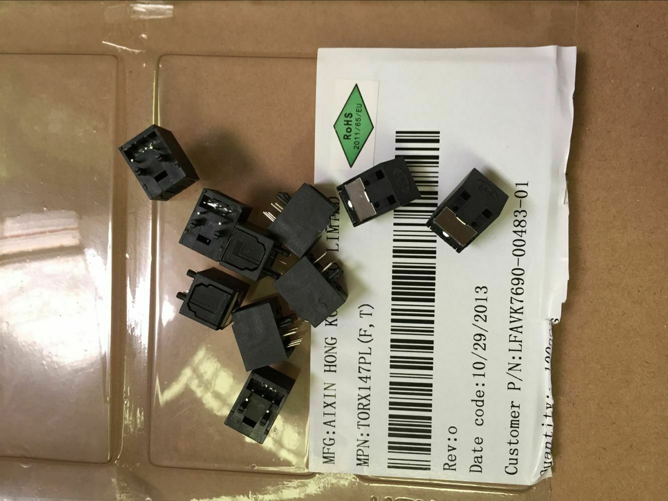 For 5pcs fiber optic receiver DLR2160 25M terminal