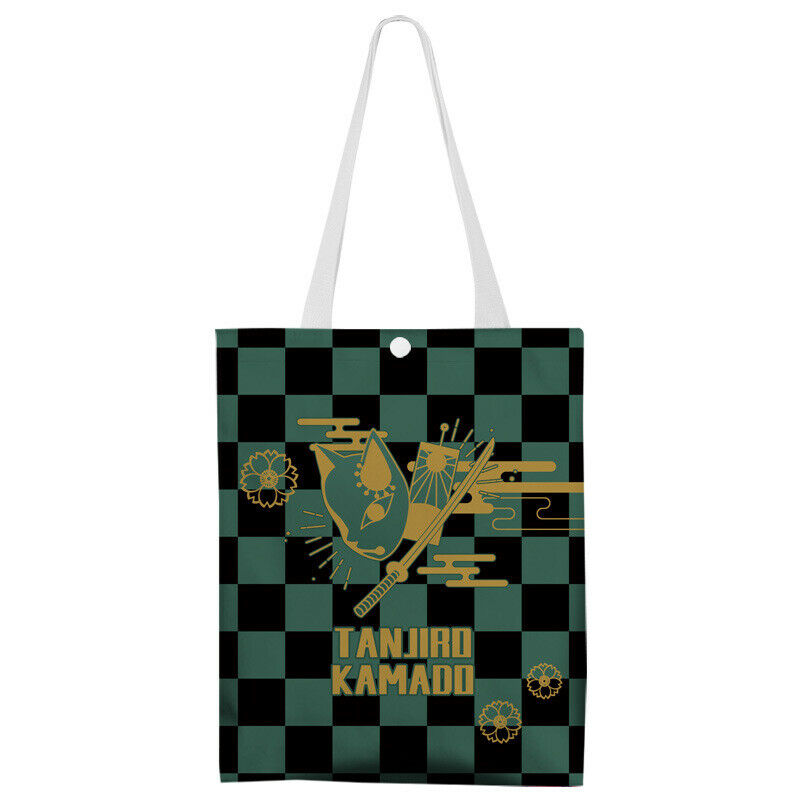 Demon Slayer Kimetsu no Yaiba Kamado Tanjirou Canvas Bag Shoulder bags Handbag E