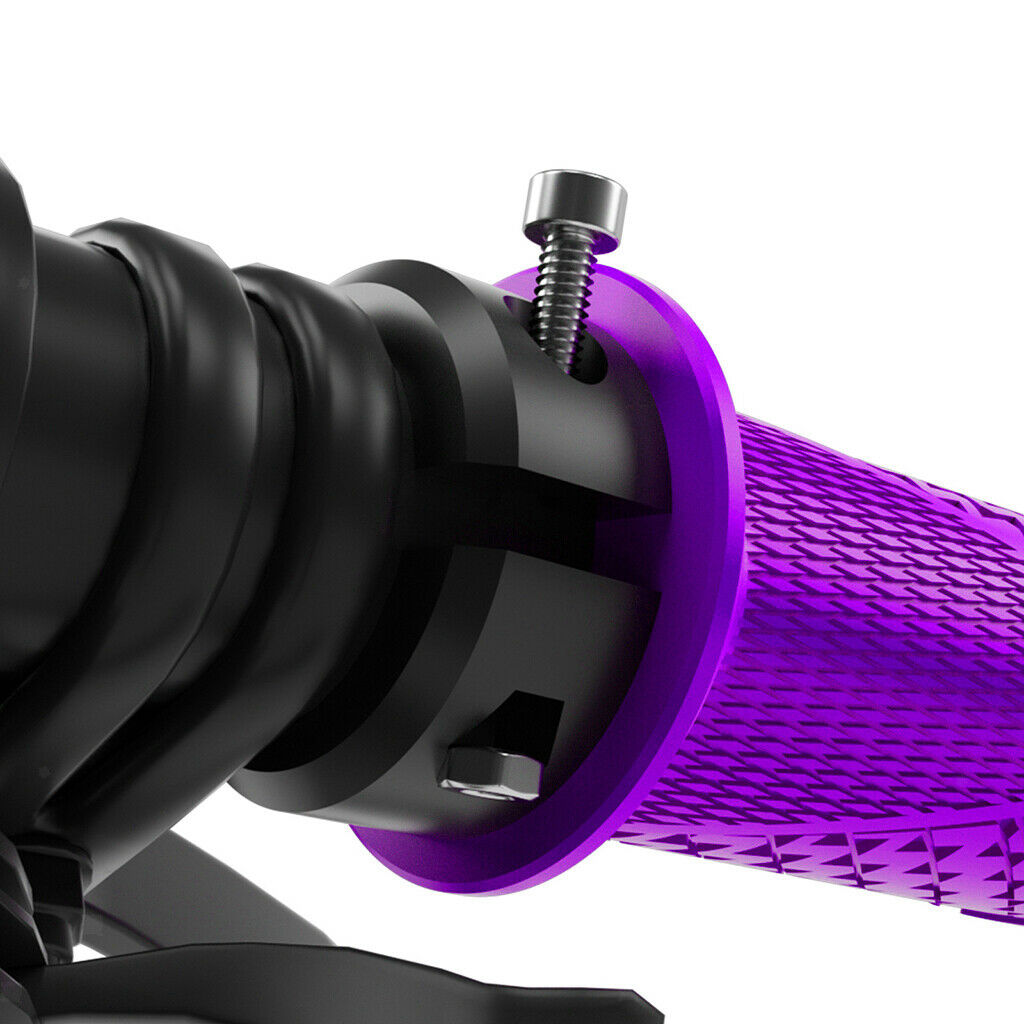 Bike Handlebar Grips Hand Grip MTB Cycle Road Mountain Bike Purple 138x22x22mm