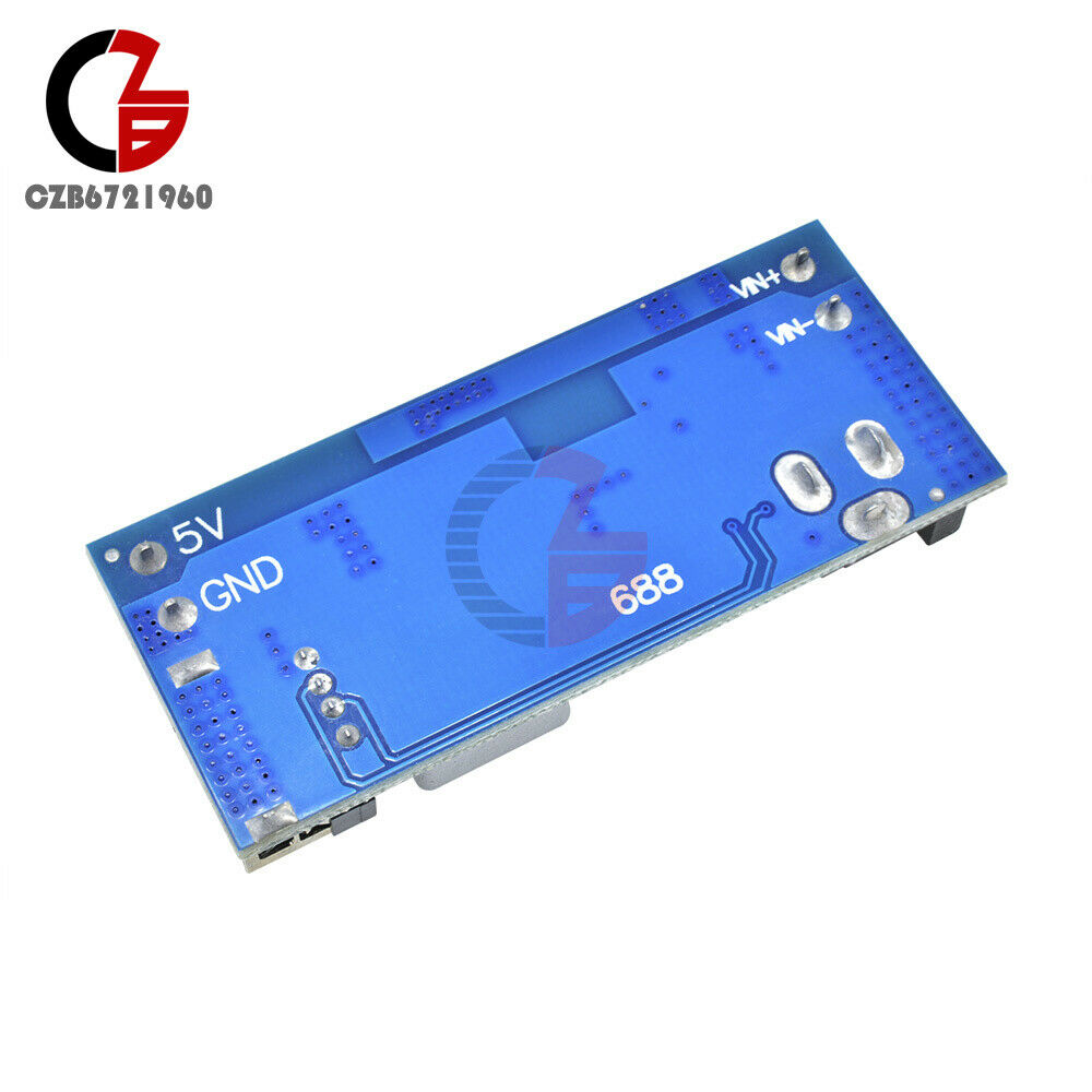 2PCS DC 24V/12V To 5V 5A Step Down Power Supply Module 9-36V 30W Buck Converter