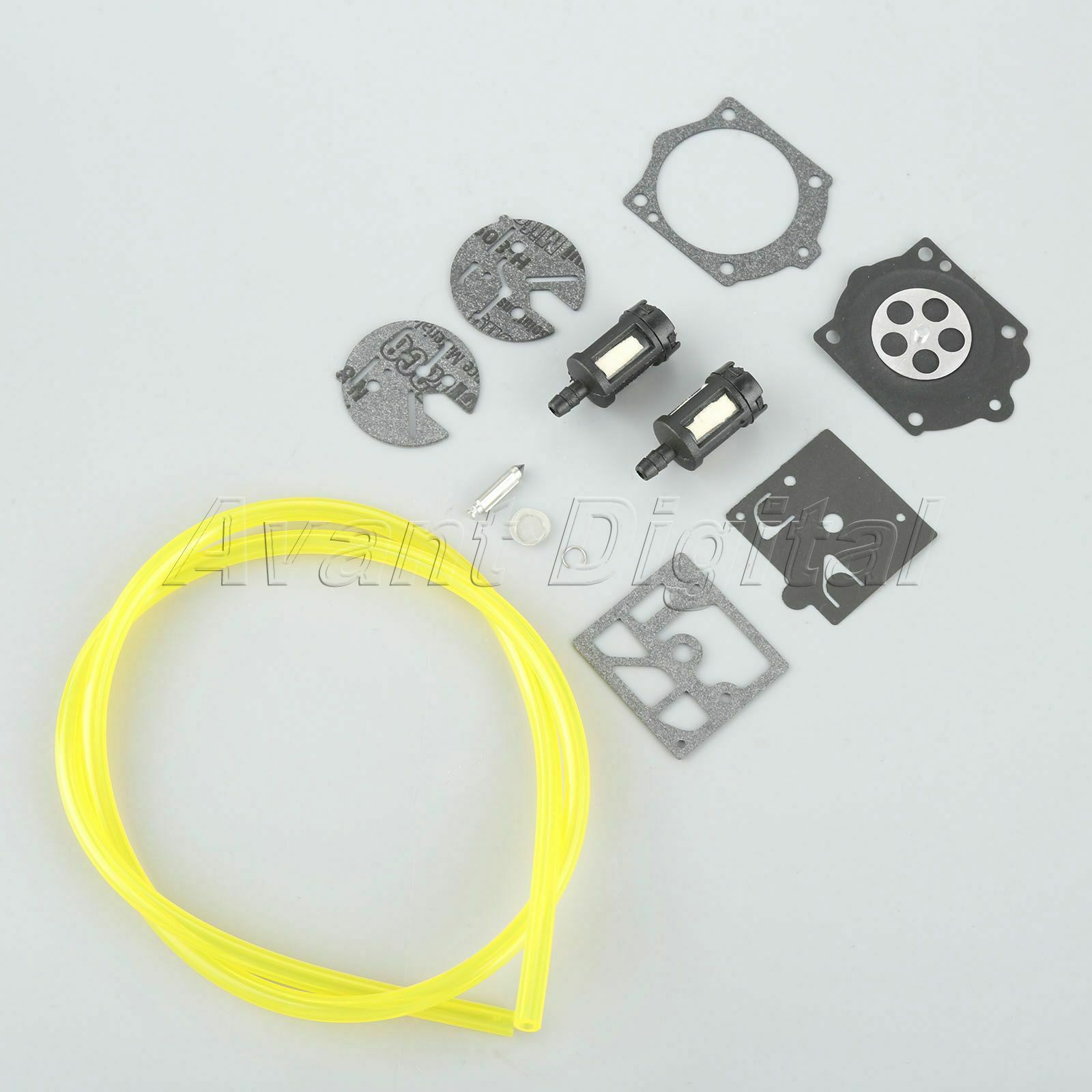 Carburetor Diaphragm Kit & Fuel Filters & Fuel Line For Homelite XL 2 Walbro HDC