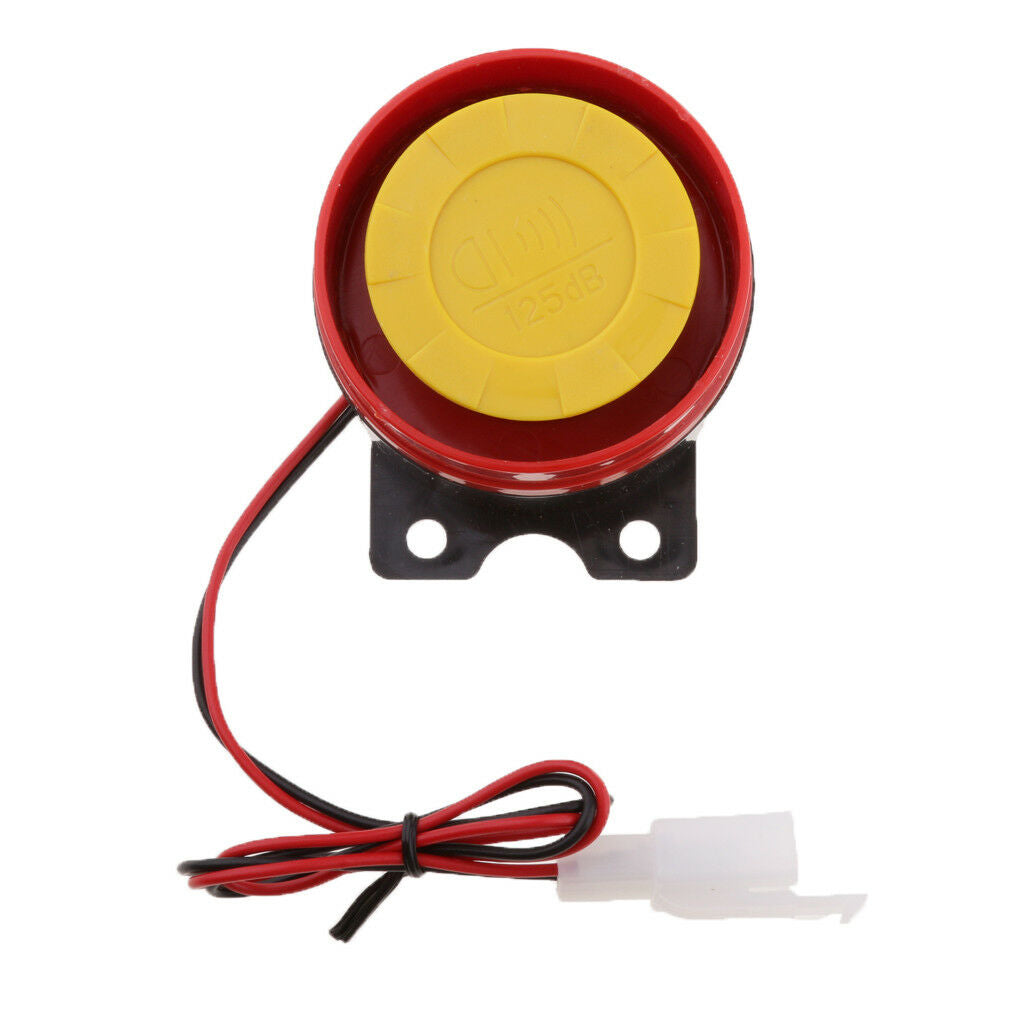 New 12 Volt Car Truck Motor Driven Red Air Raid Siren Horn Alarm ATV