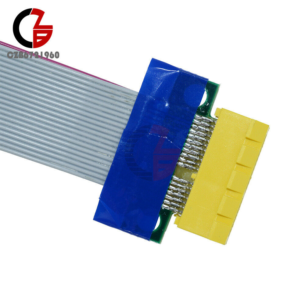 20CM PCI-E 1X to 1X Professional Riser Card Ribbon Extender PCI Express Cable