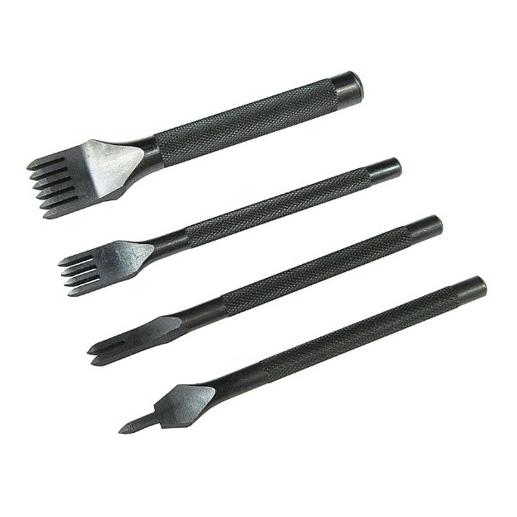 4XLEATHER STITCHING PUNCH TOOLS 4MM 1+2+4+6