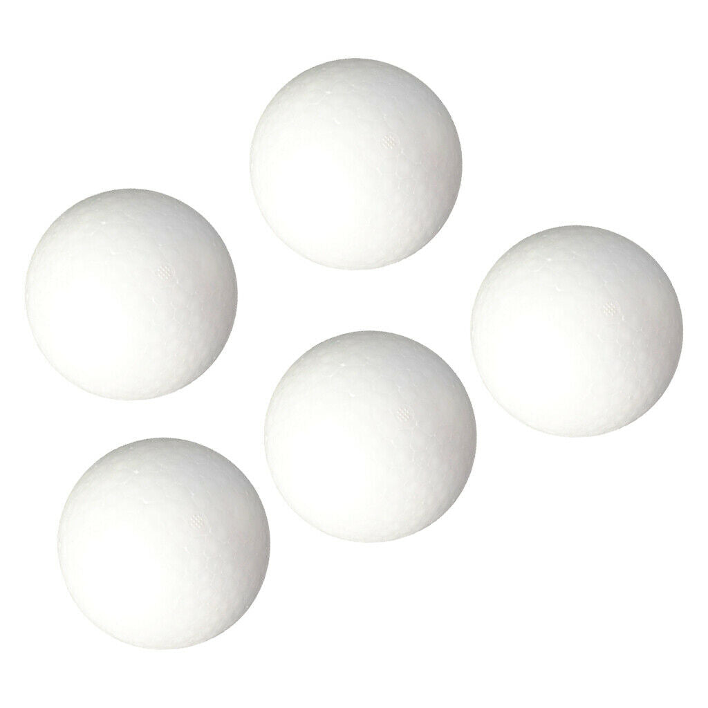 5x Modeling Styrofoam Ball For Christmas Wedding Party Decorations 120mm