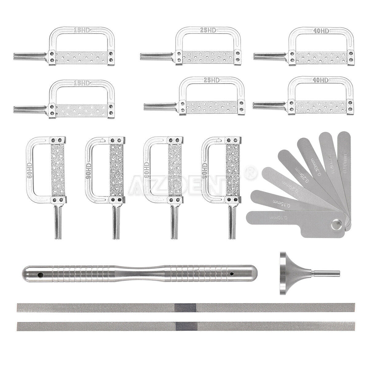Dental 4:1 Reciprocating IPR Interproximal Stripping Contra Angle +10X Strips