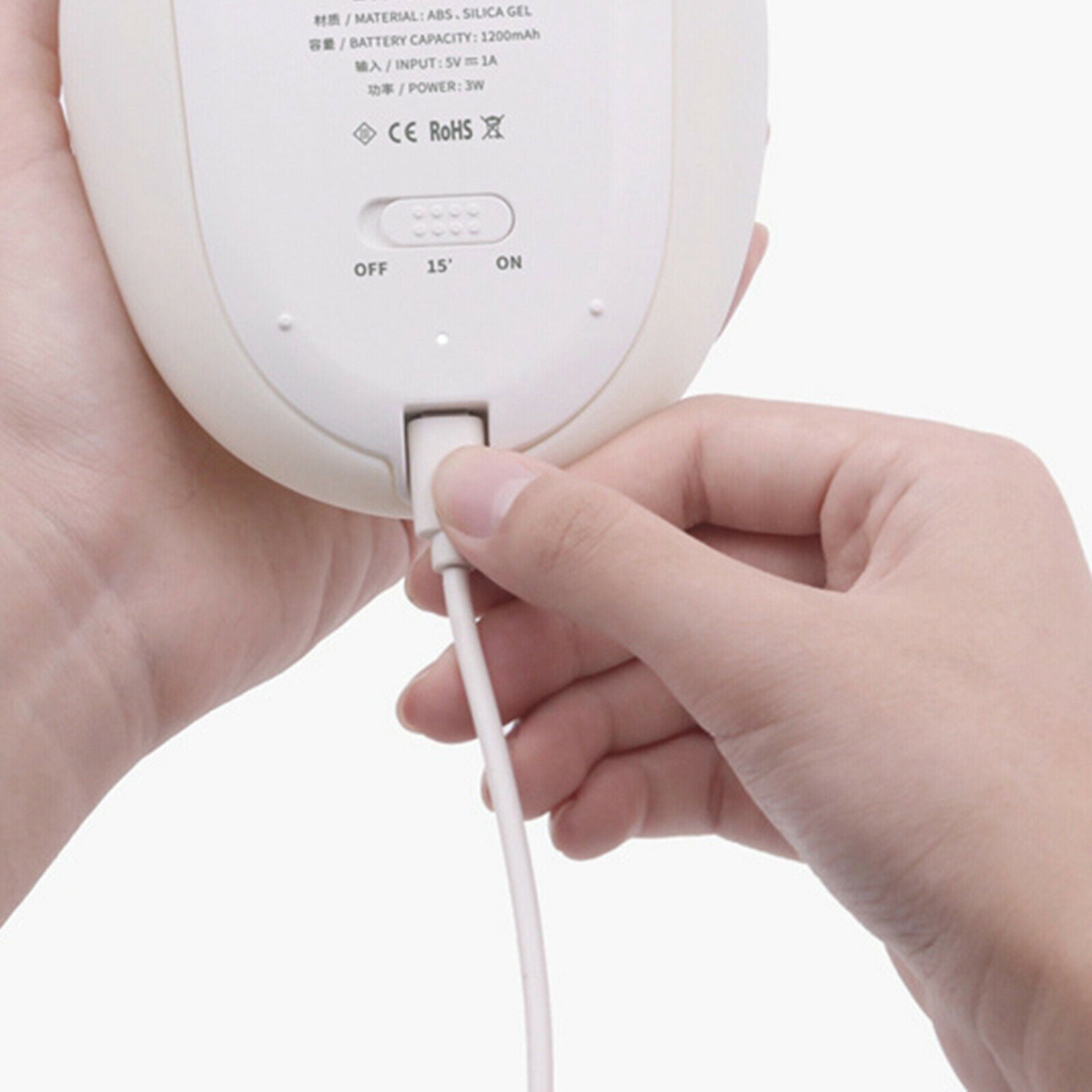 Cute Silicone Slug Smart Touch Sensor Night Light Dimmable Nursery Lamp
