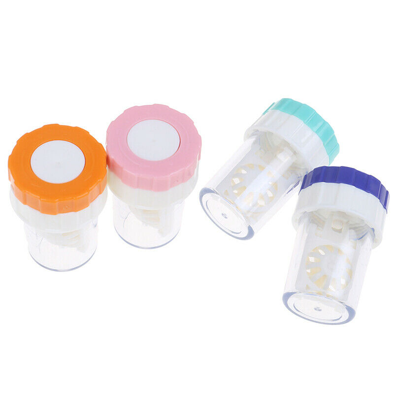1Pc Portable Contact Lens Cleaner Case Box Manual Rotation Washer Cleanin.l8
