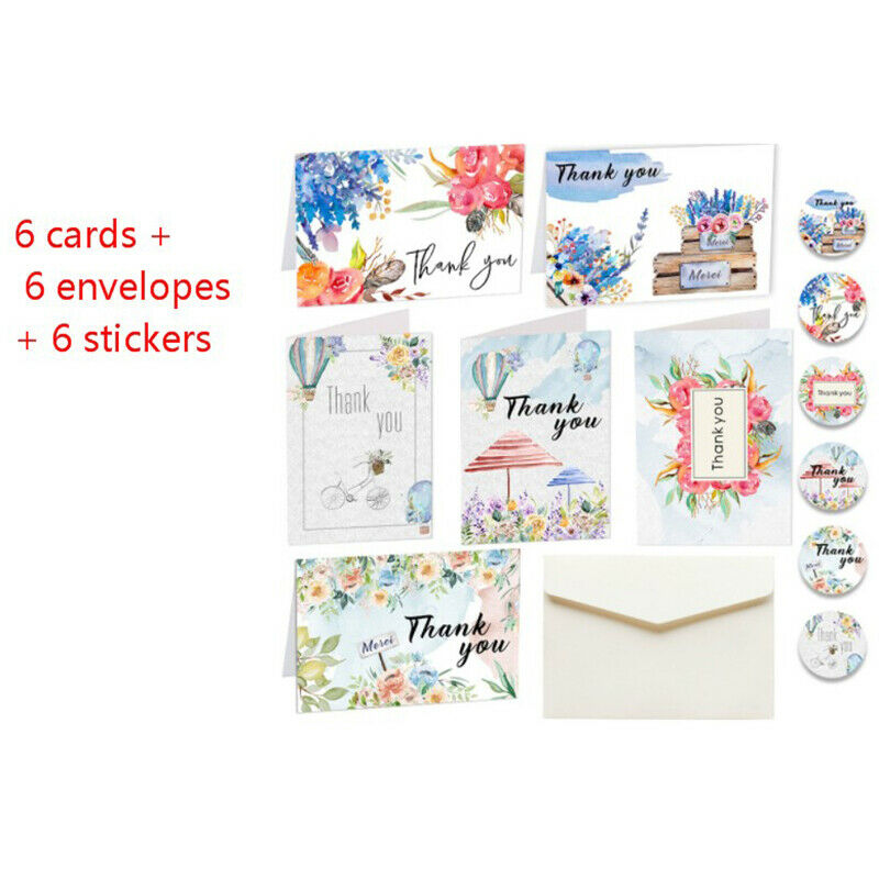 30 Pcs Flowers Thank You Card Praise Labels Holiday Greeting Card Message.l8