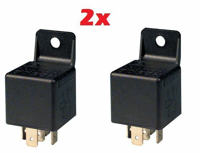 2 x AUTOMOTIVE CAR BIKE BOAT 12V 30A 40A AMP 5 PIN RELAY amp NEW