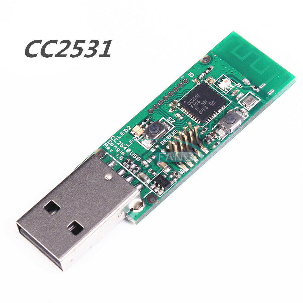 Bluetooth 4.0 CC2531 Sniffer Protocol Board USB Interface +Downloader for Zigbee