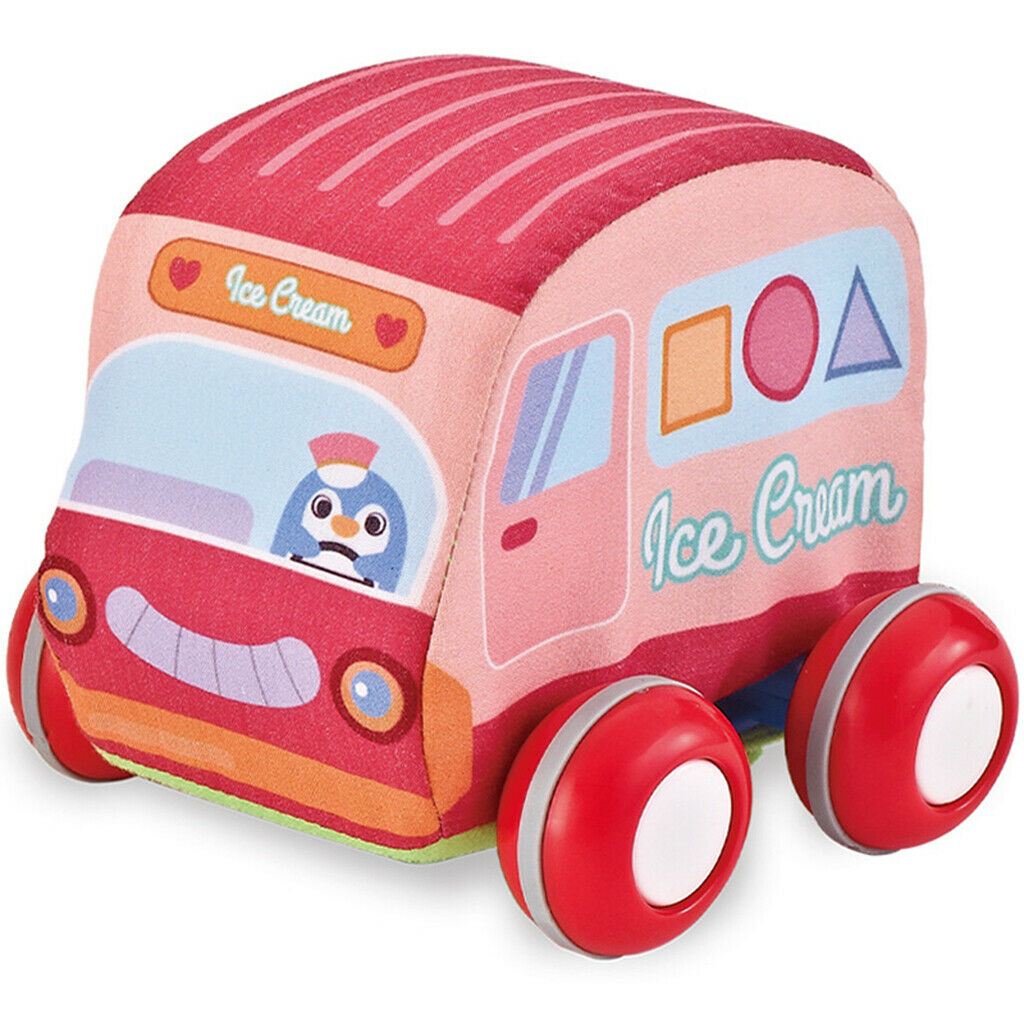 Soft Pull Back Car Baby Toys Early Development Activity Toys Push Pull Toys