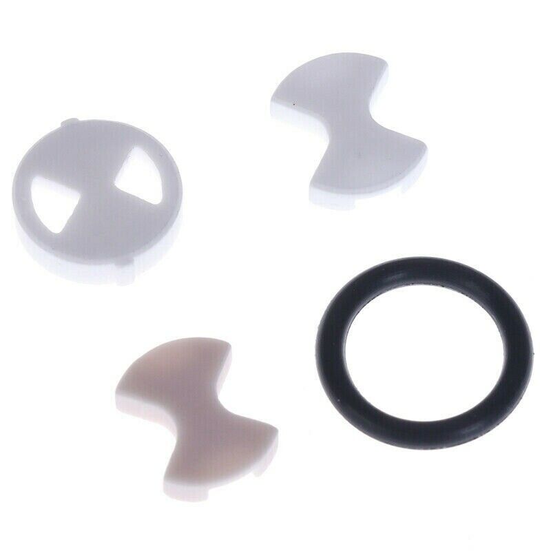 8Pcs/set Silicon Washer Insert Ceramic Disc 1/2" For Valveyuau Replacement Turn