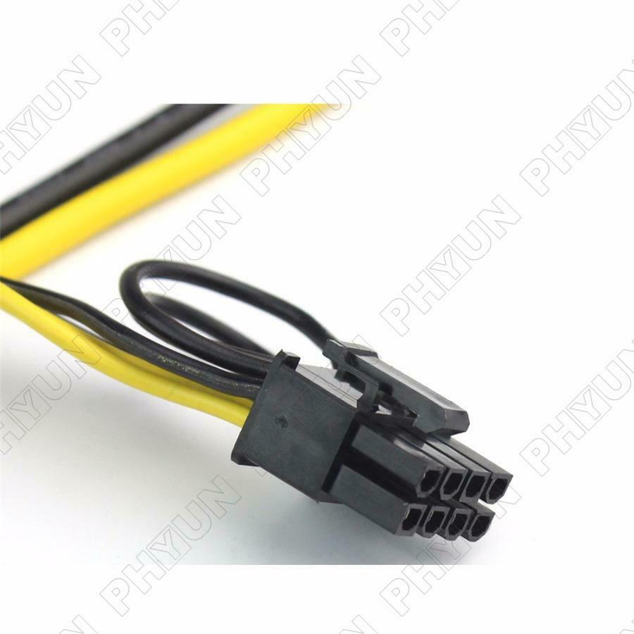 5PC Power Supply Cable 1 to 3 6P+2P Miner Adapter Cable 8Pin GPU Video Card Wire
