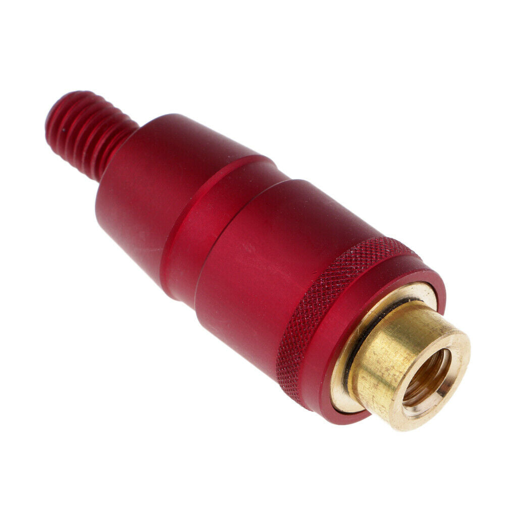 2X Fishing Landing Net Connector Head Screw Net Rod Quick Release Adapter Red