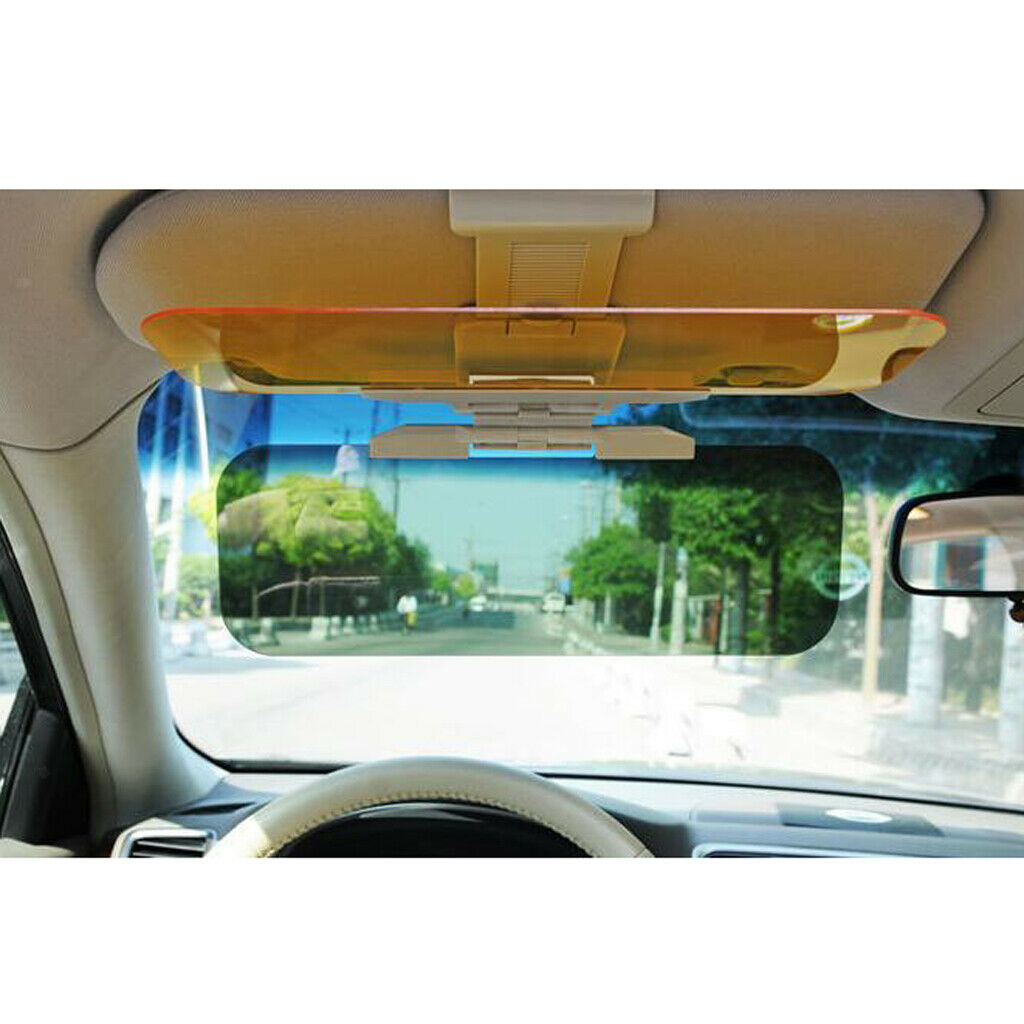1 Pc. 2 in 1 Car Auto Sun Visor Mirror Anti-glare Day And Night Glasses Eyesight