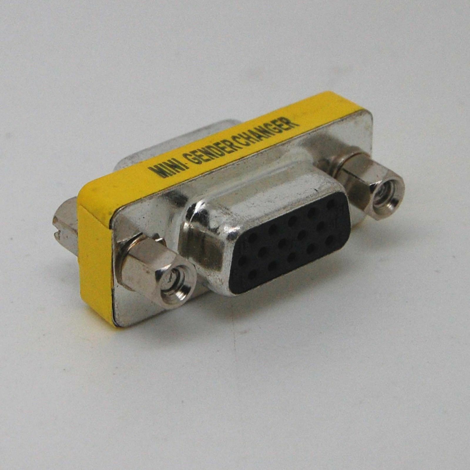 Brand New HD SVGA VGA Female to VGA Female F/F Gender Changer Adapter 15PIN
